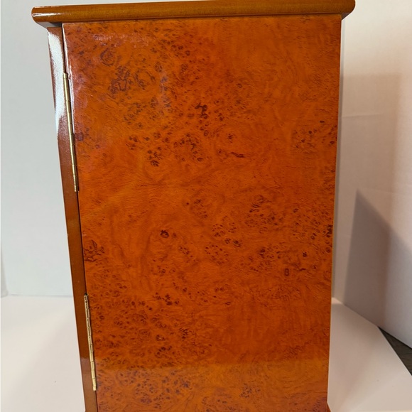 Desktop Vintage Wood Watch Organizer And Jewlery Storage Thomas Pacconi Mens - Picture 8 of 14